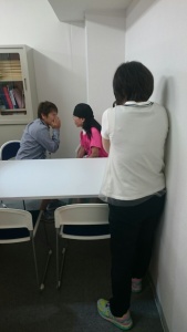 鳥取県からの取材の様子