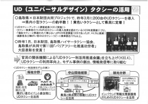 【画像】UDタクシーの活用チラシ